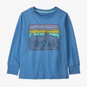 Patagonia Baby Long-Sleeved Regenerative Organic Certified™ Cotton Fitz Roy Skies T-Shirt 2024