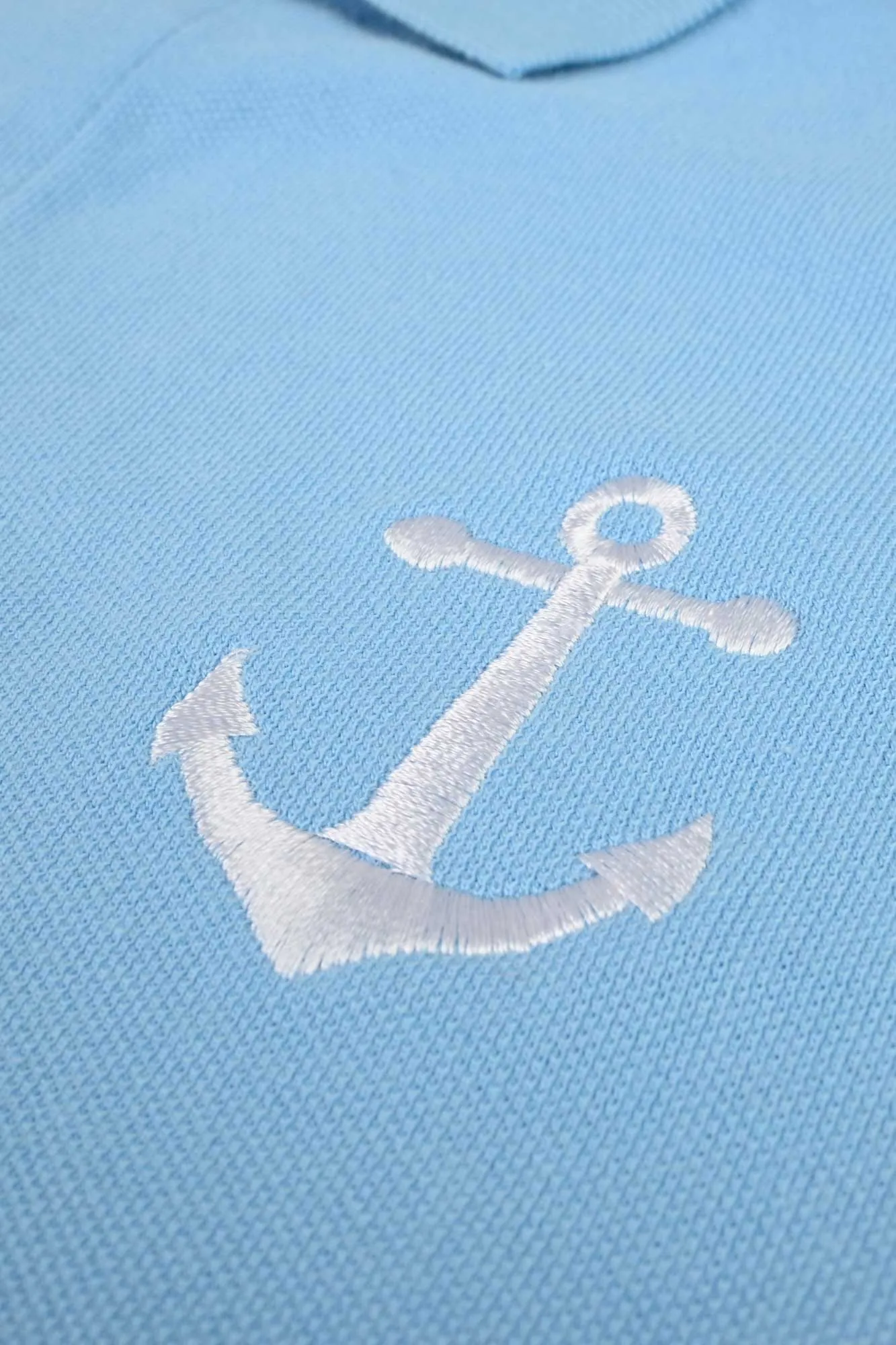 Polo Republica Men's Anchor Embroidered Short Sleeve Polo Shirt