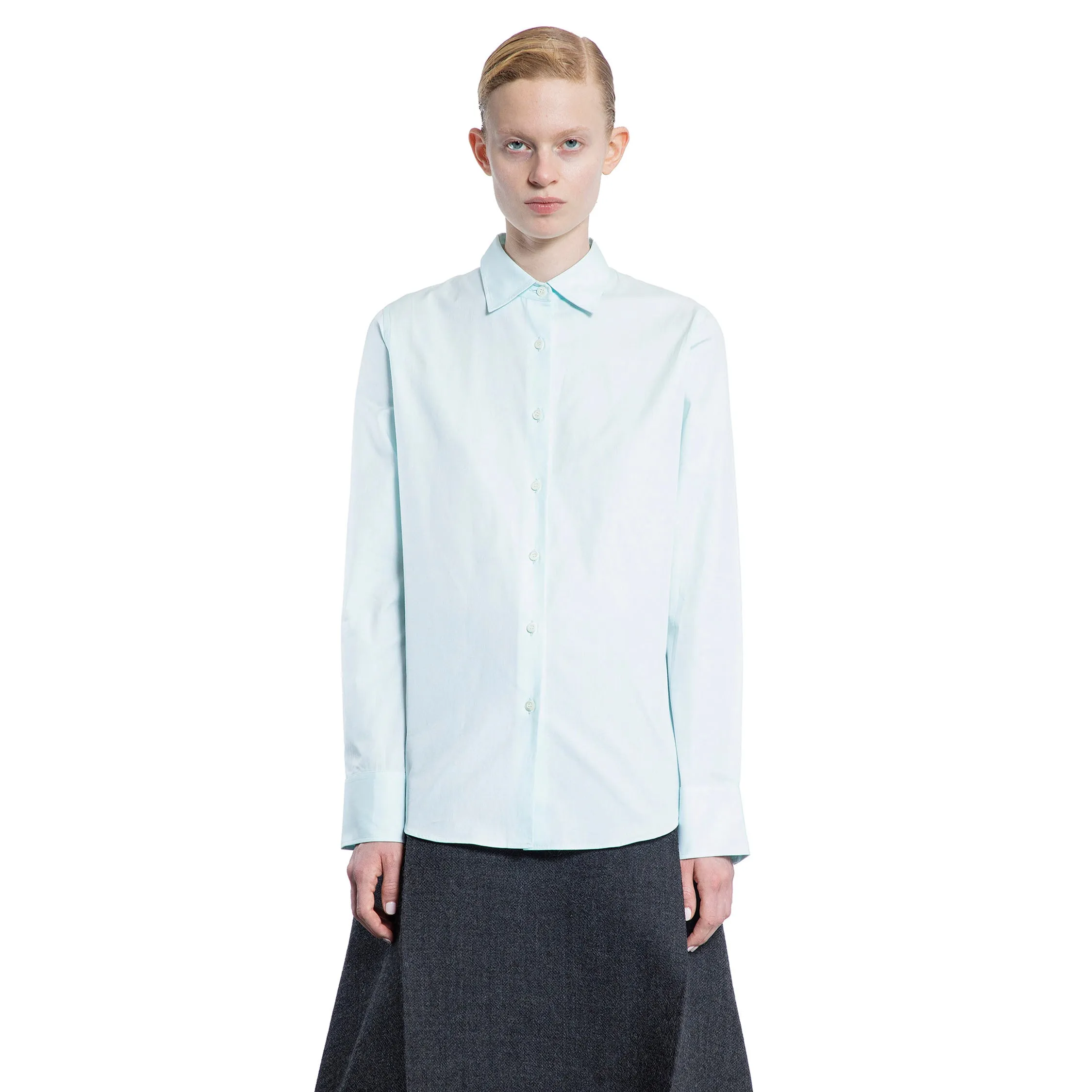 PRADA WOMAN BLUE SHIRTS