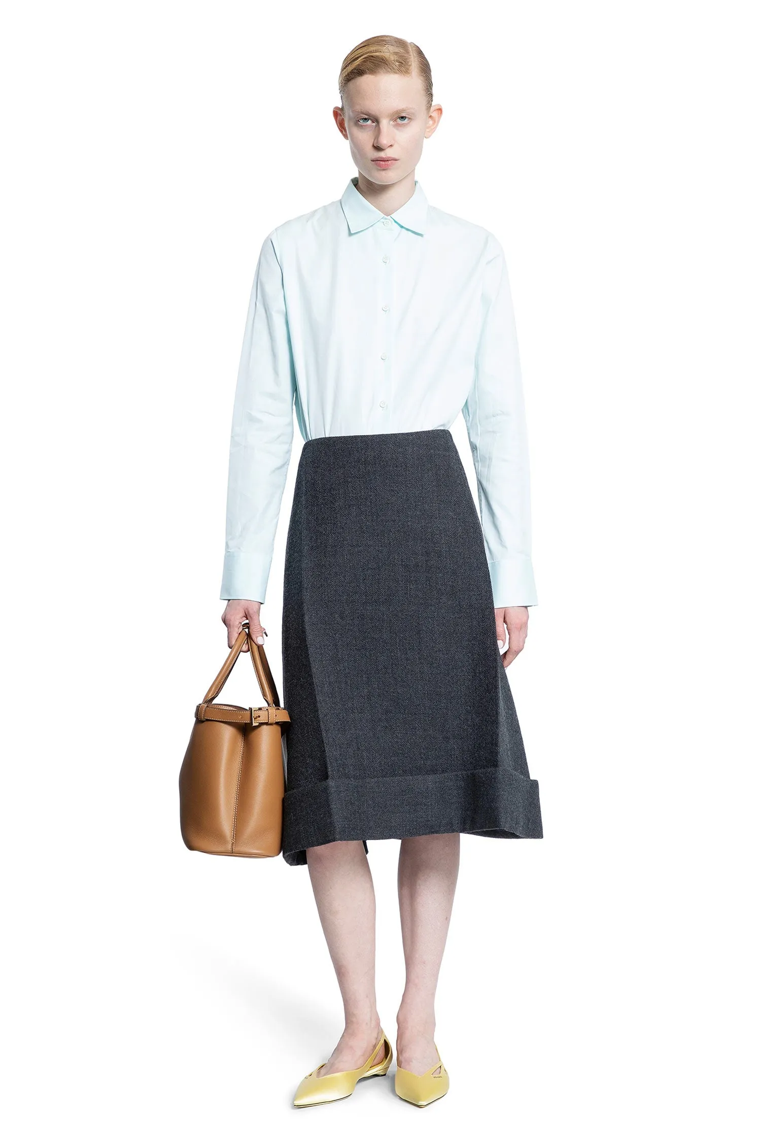 PRADA WOMAN BLUE SHIRTS