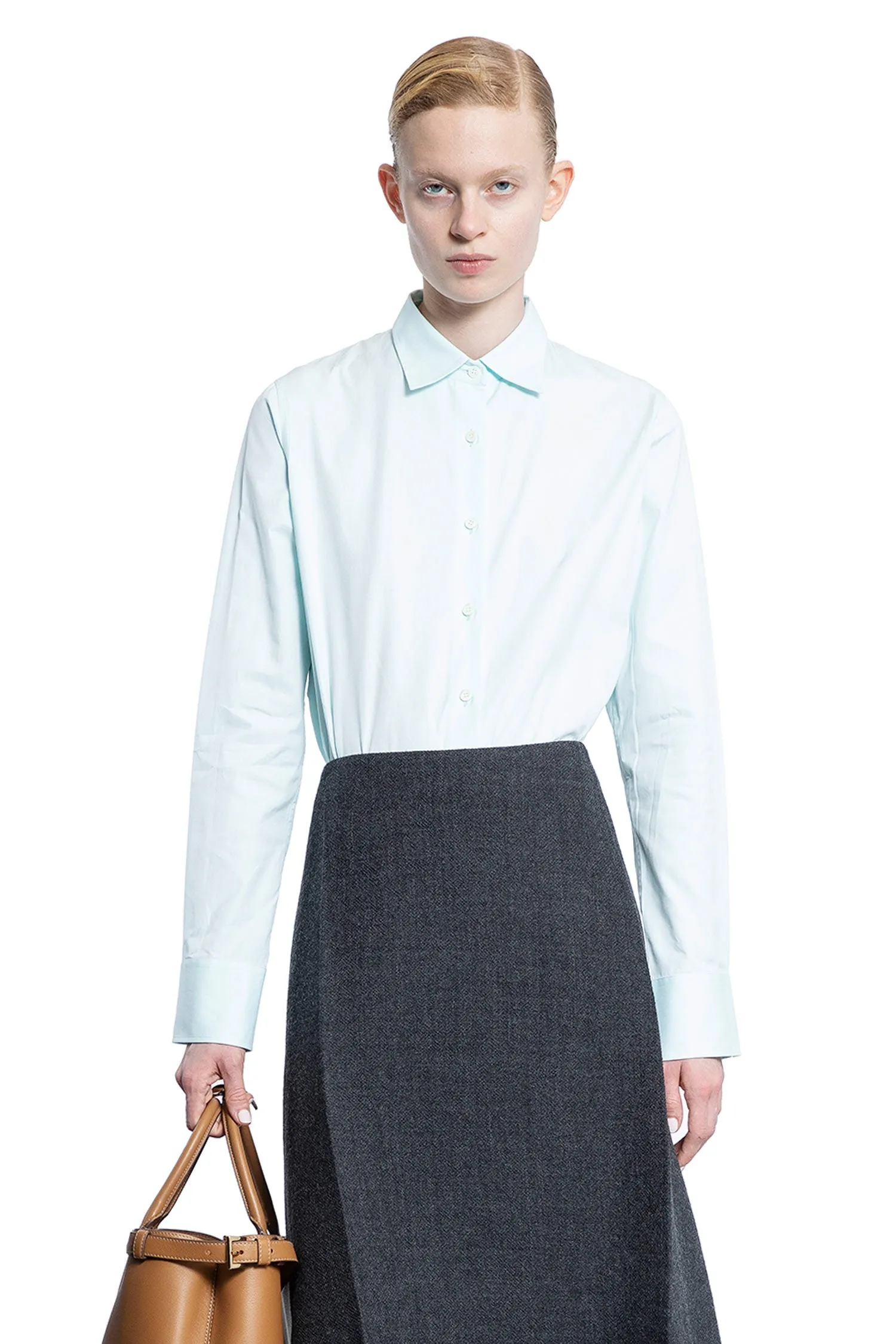 PRADA WOMAN BLUE SHIRTS