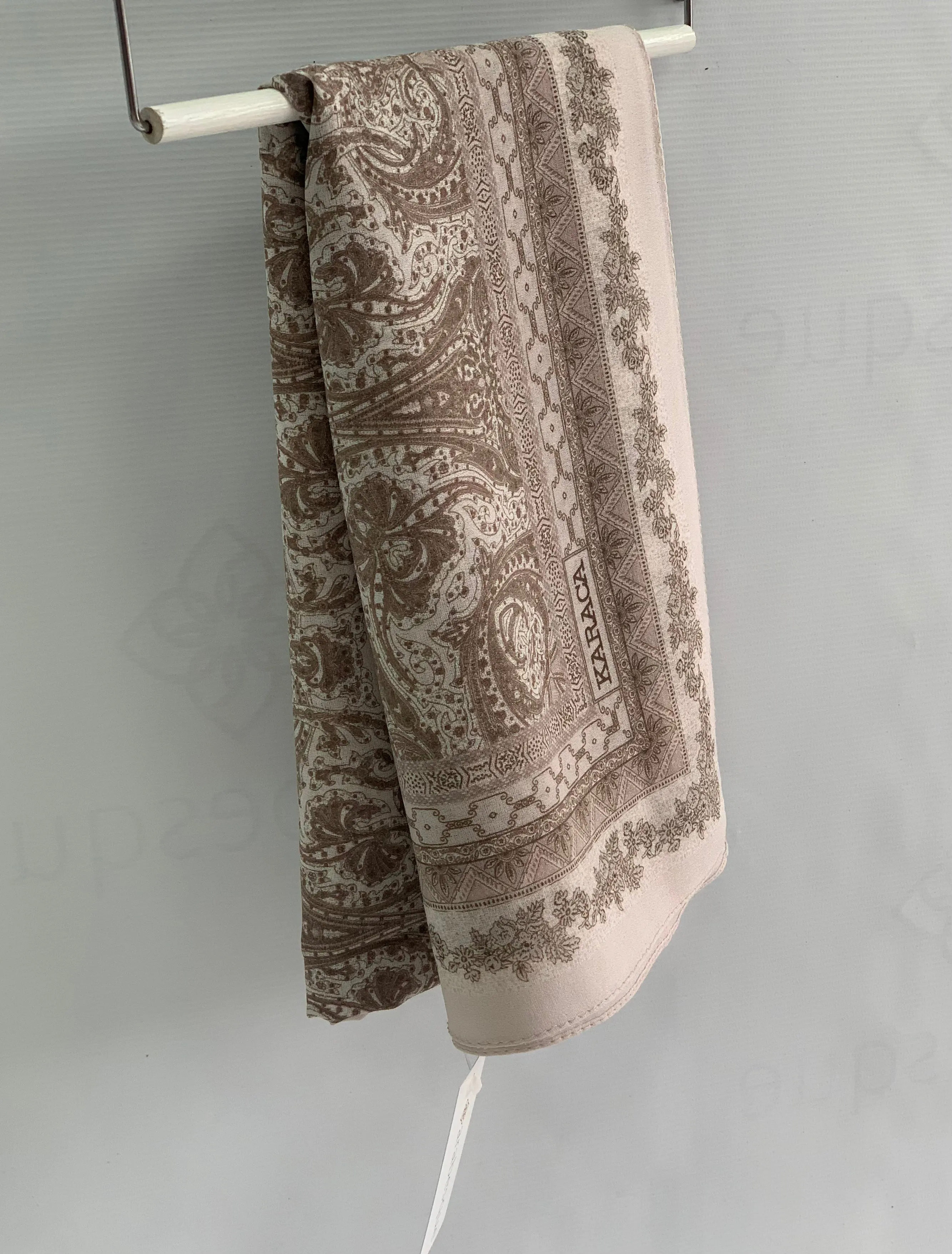 Premium Karaca Soft Chiffon Damask square Hijab