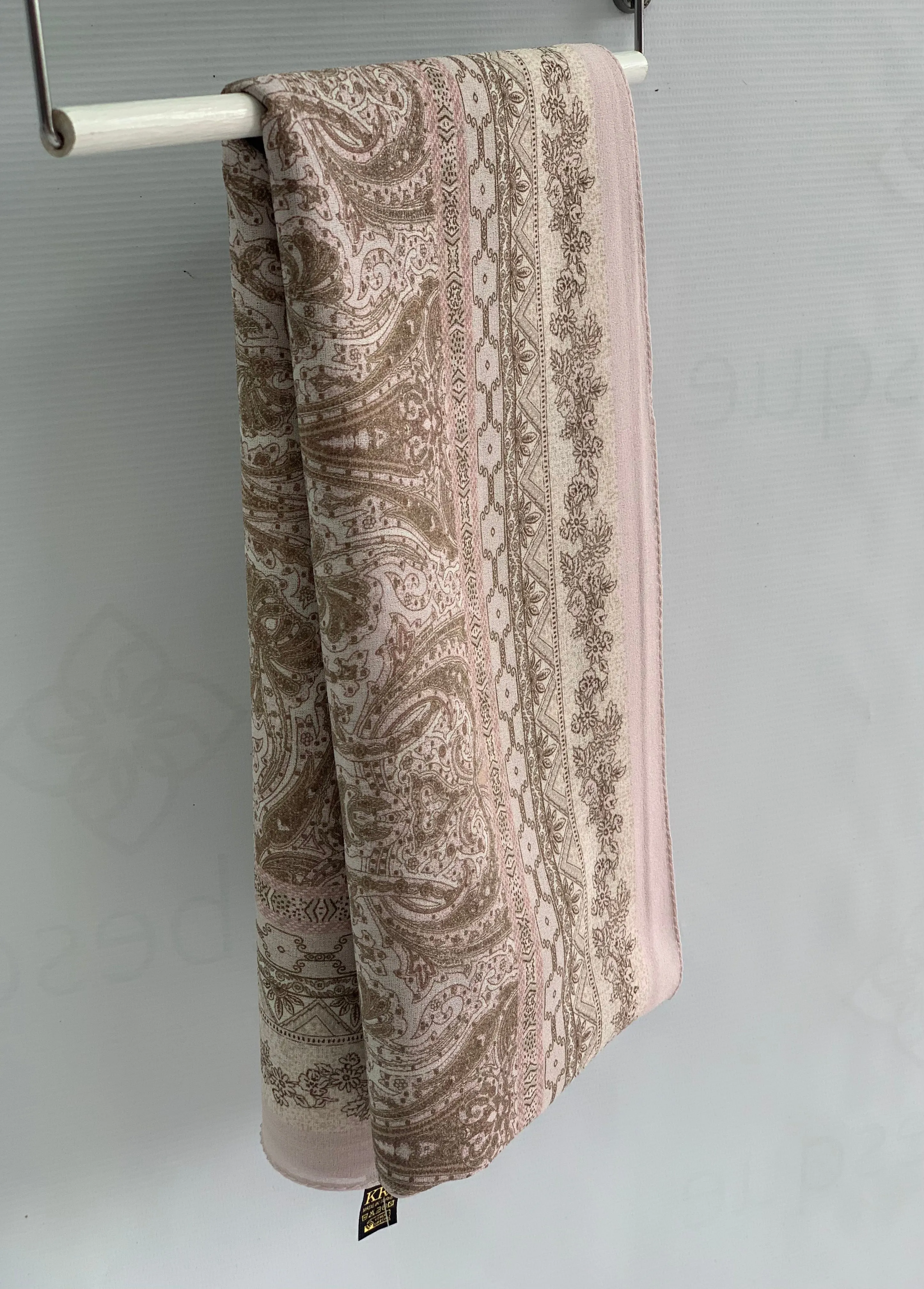 Premium Karaca Soft Chiffon Damask square Hijab