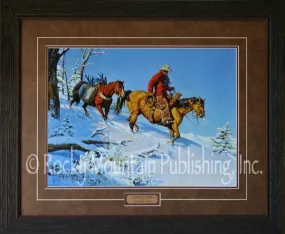 "A Good Feeling" Western Framed & Matted Print (Choose Size)