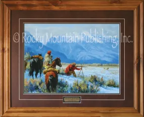 "Dead Eye or Hungry" Western Framed & Matted Print