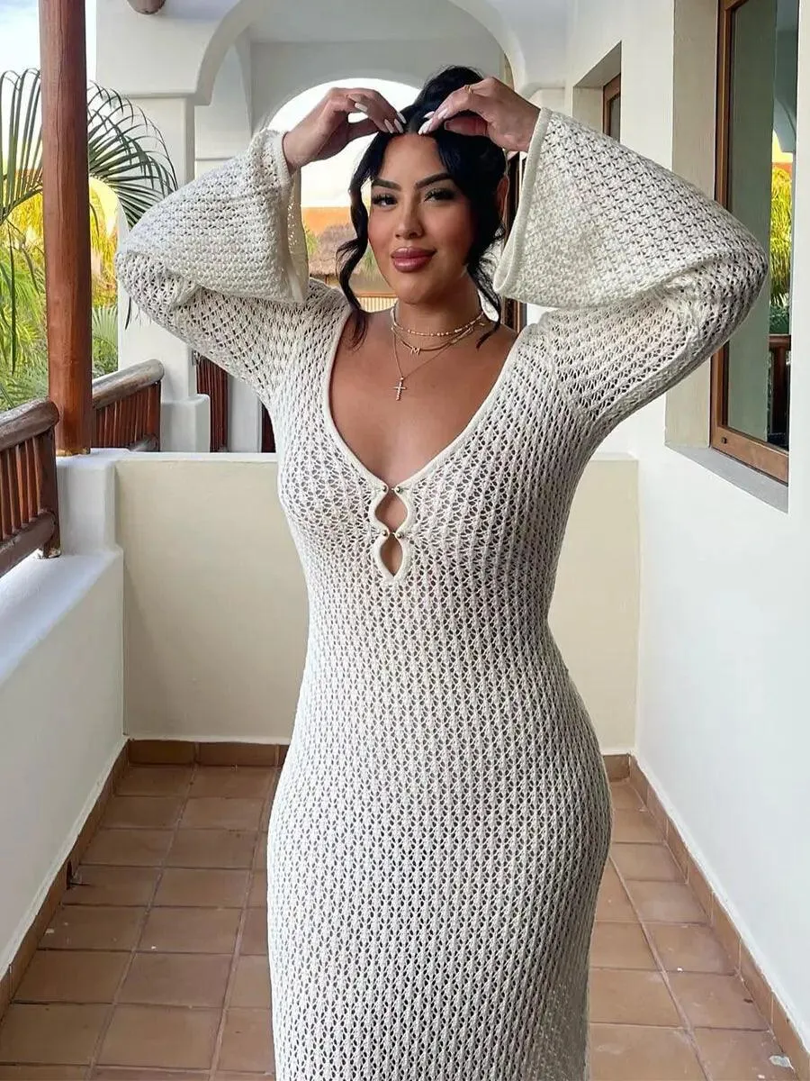 Sofia Crochet Maxi Dress