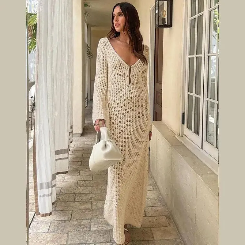 Sofia Crochet Maxi Dress