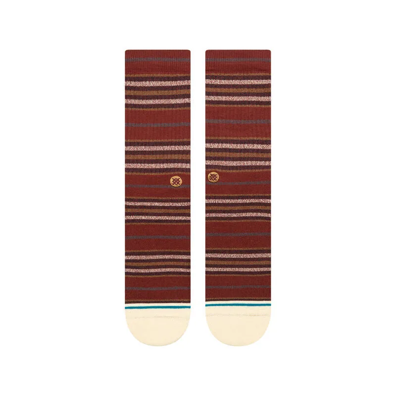 STANCE Butter Blend Crew Socks- Wilfred Maroon