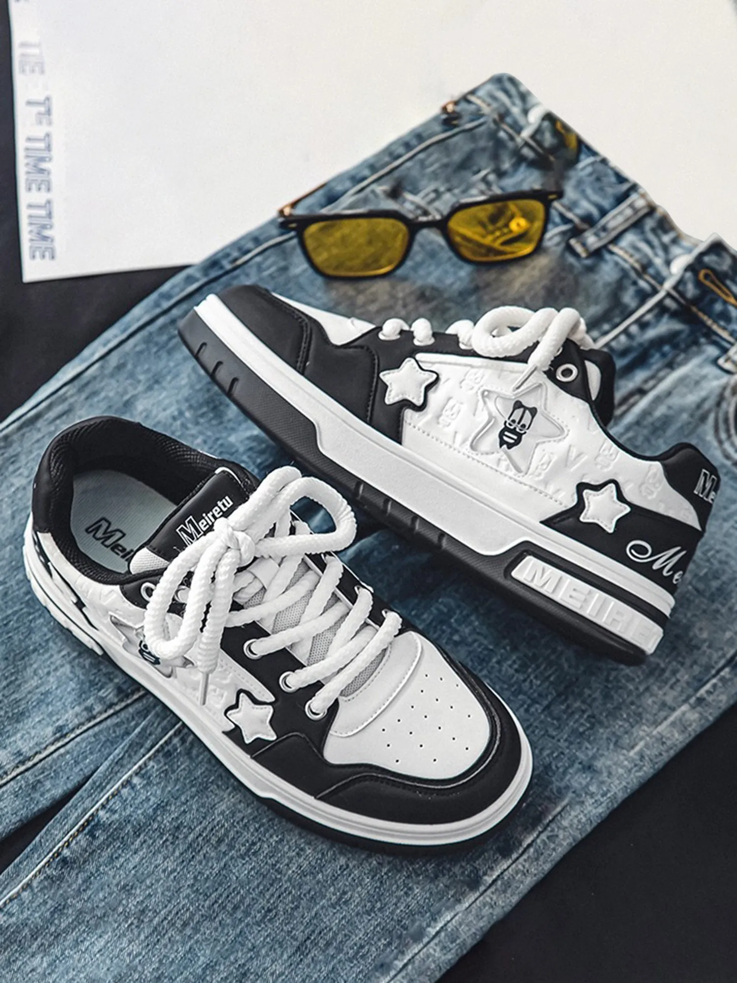 Star Chunky Retro Hip-Hop Sneakers