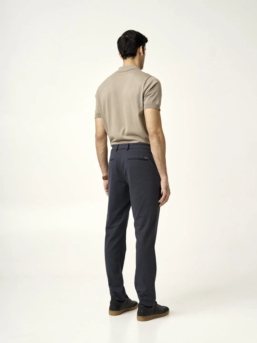 Storm Grey Houndstooth Power-Stretch Pants