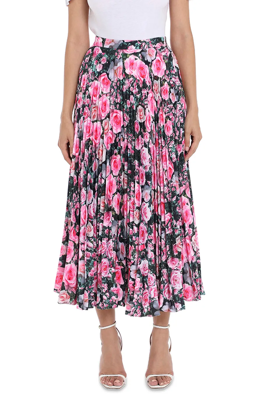 The Rose Garden Pleated Skirt