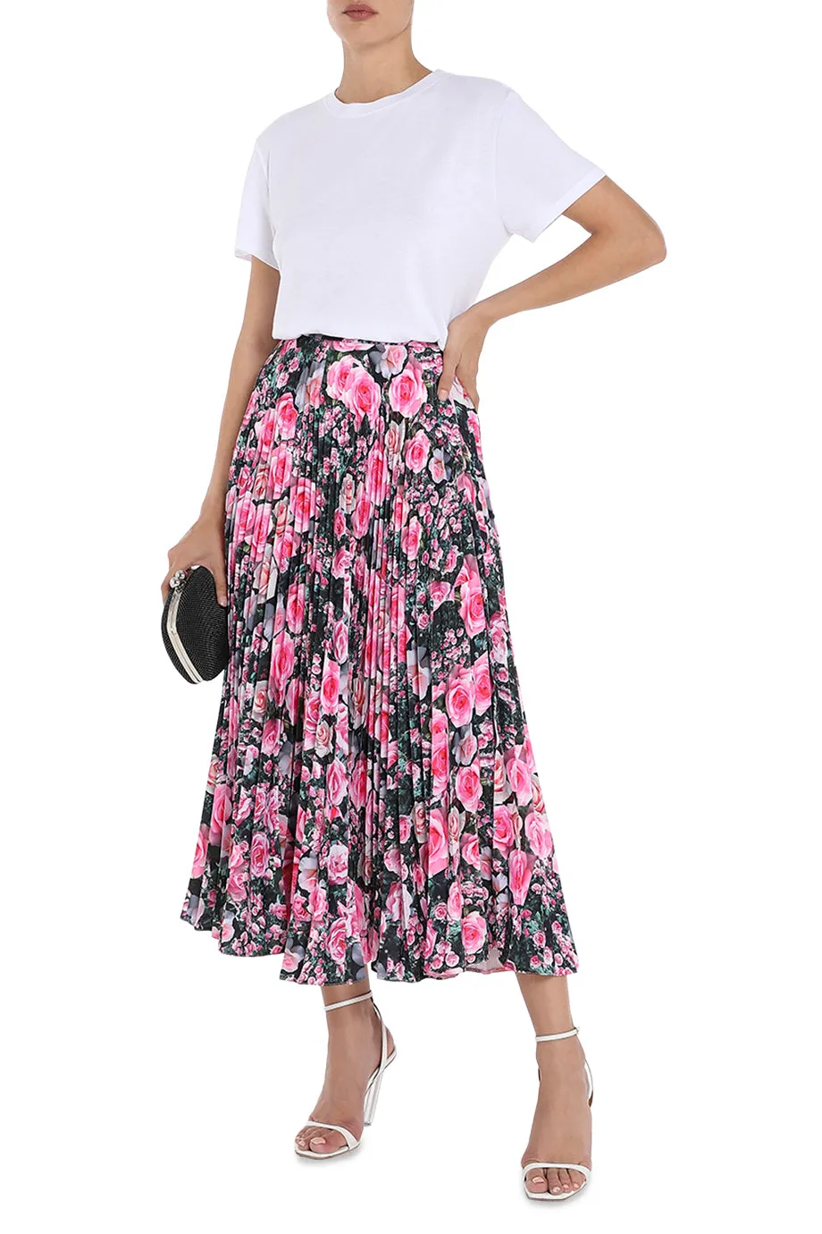 The Rose Garden Pleated Skirt