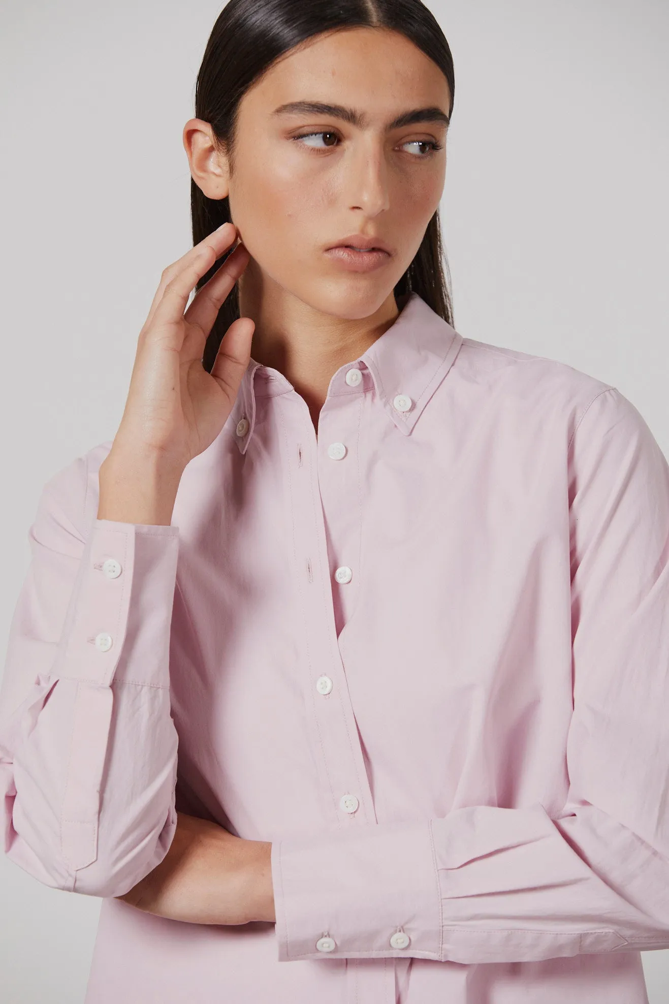 Walt Cotton Shirt - Rose