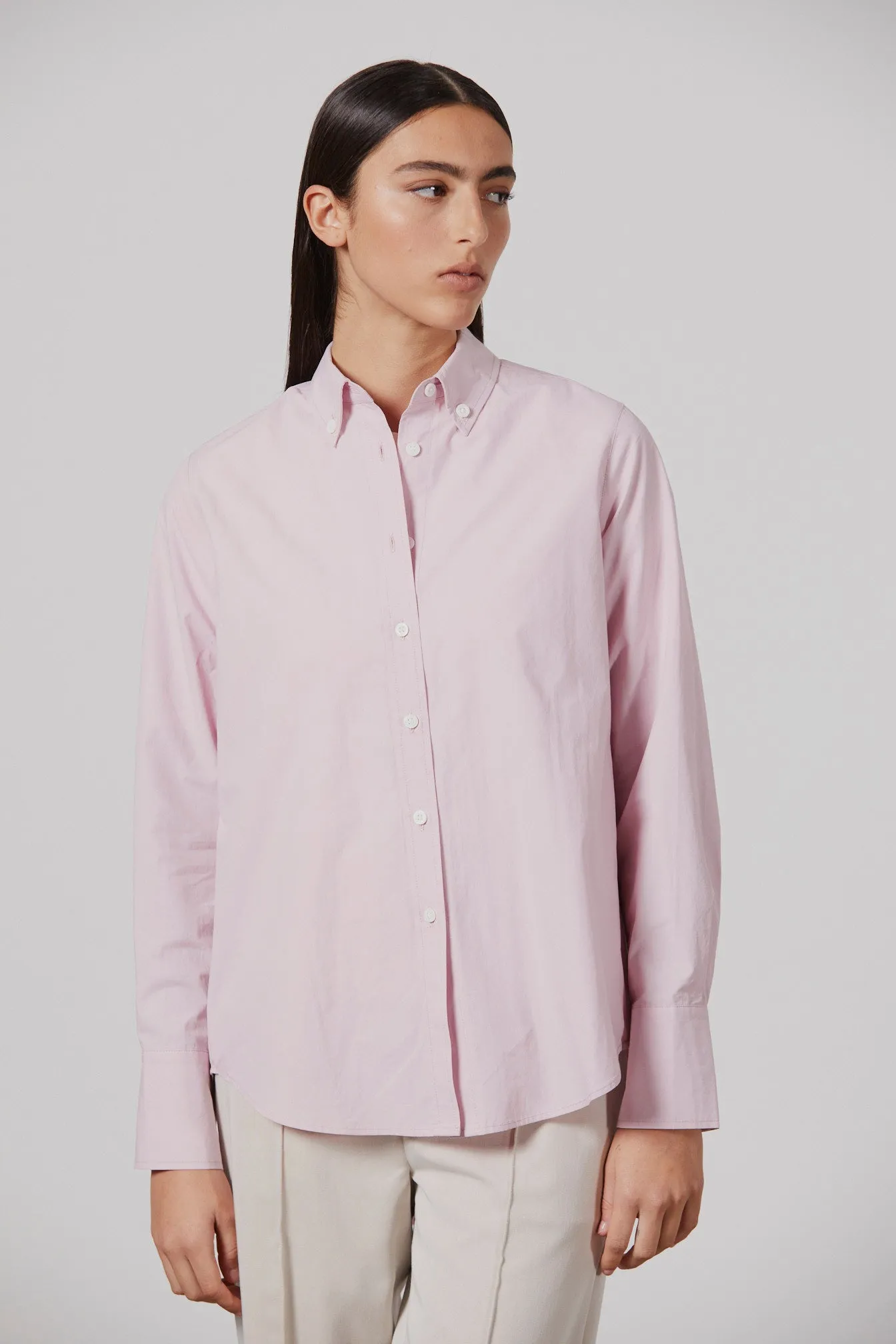 Walt Cotton Shirt - Rose