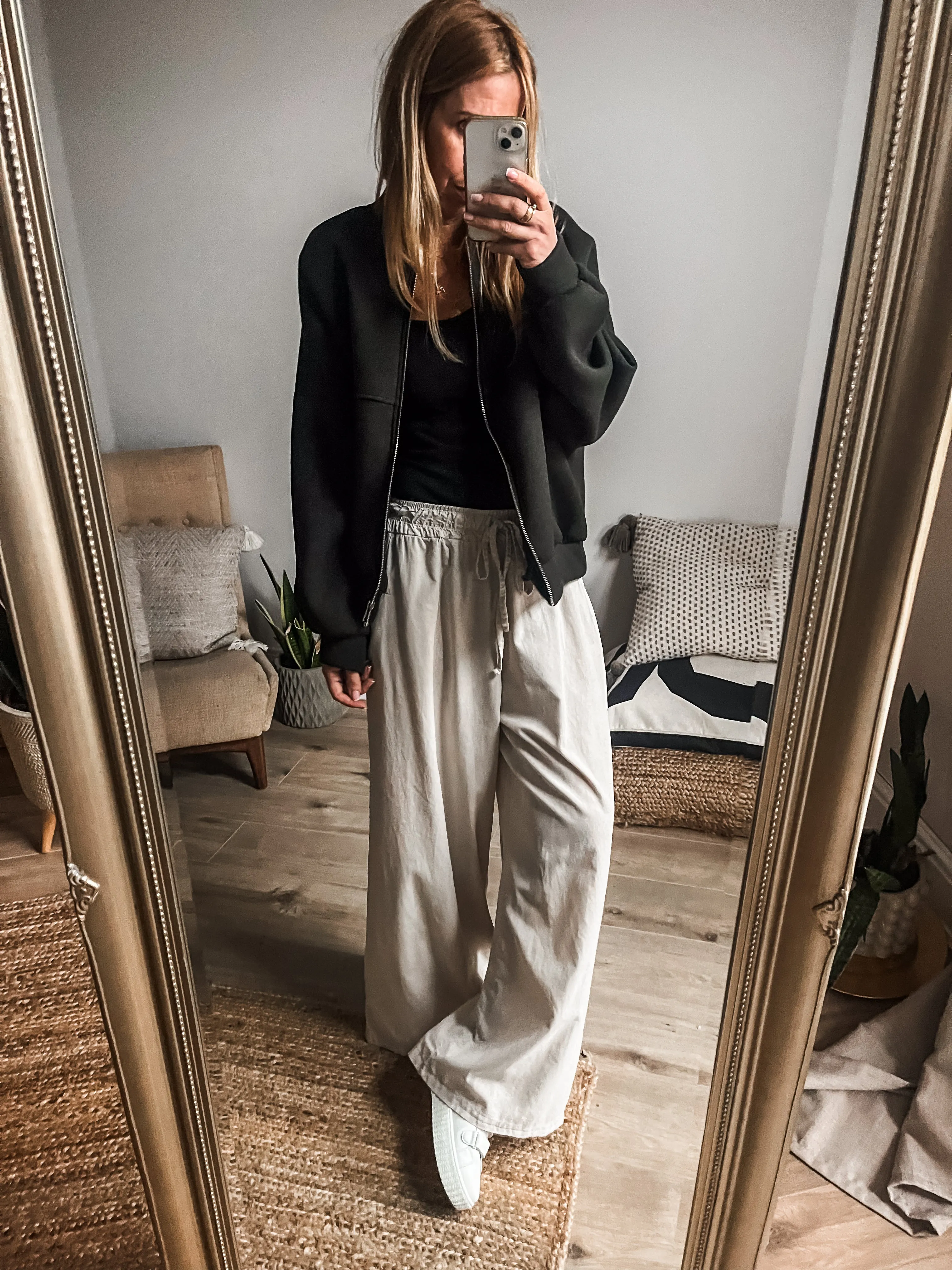 Wide Leg Cord Trousers