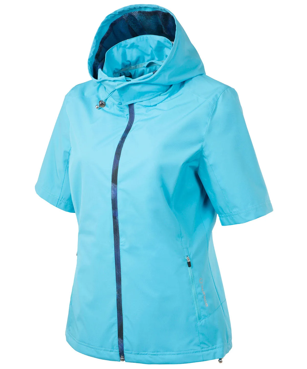 Women's Amber Short-Sleeve Hooded Windshirt