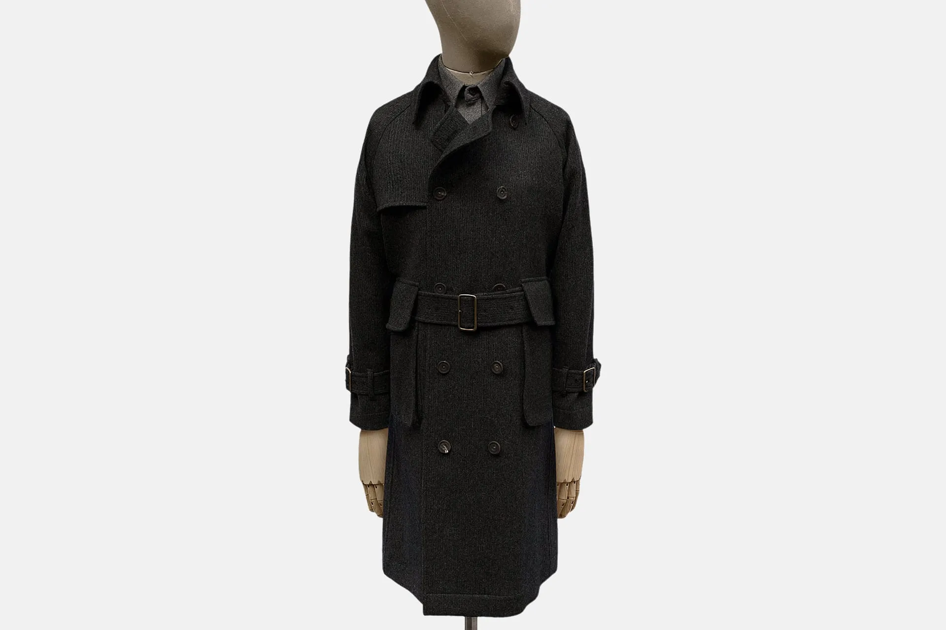 Woollen Bedford Trench Coat